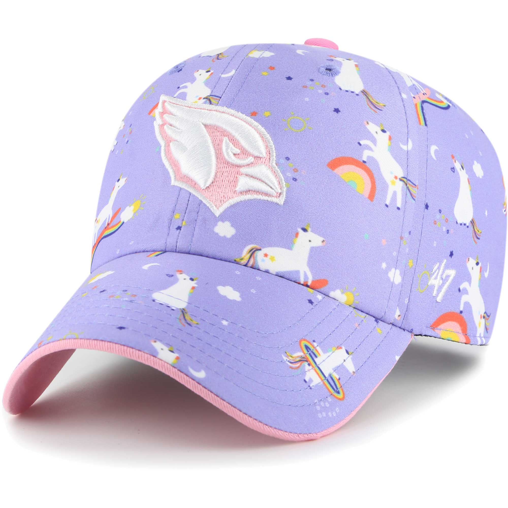 girls preschool 47 lavender arizona cardinals unicorn clean up adjustable hat Collection | Arizona Cardinals Official Shop for Jerseys, Hats & Apparel