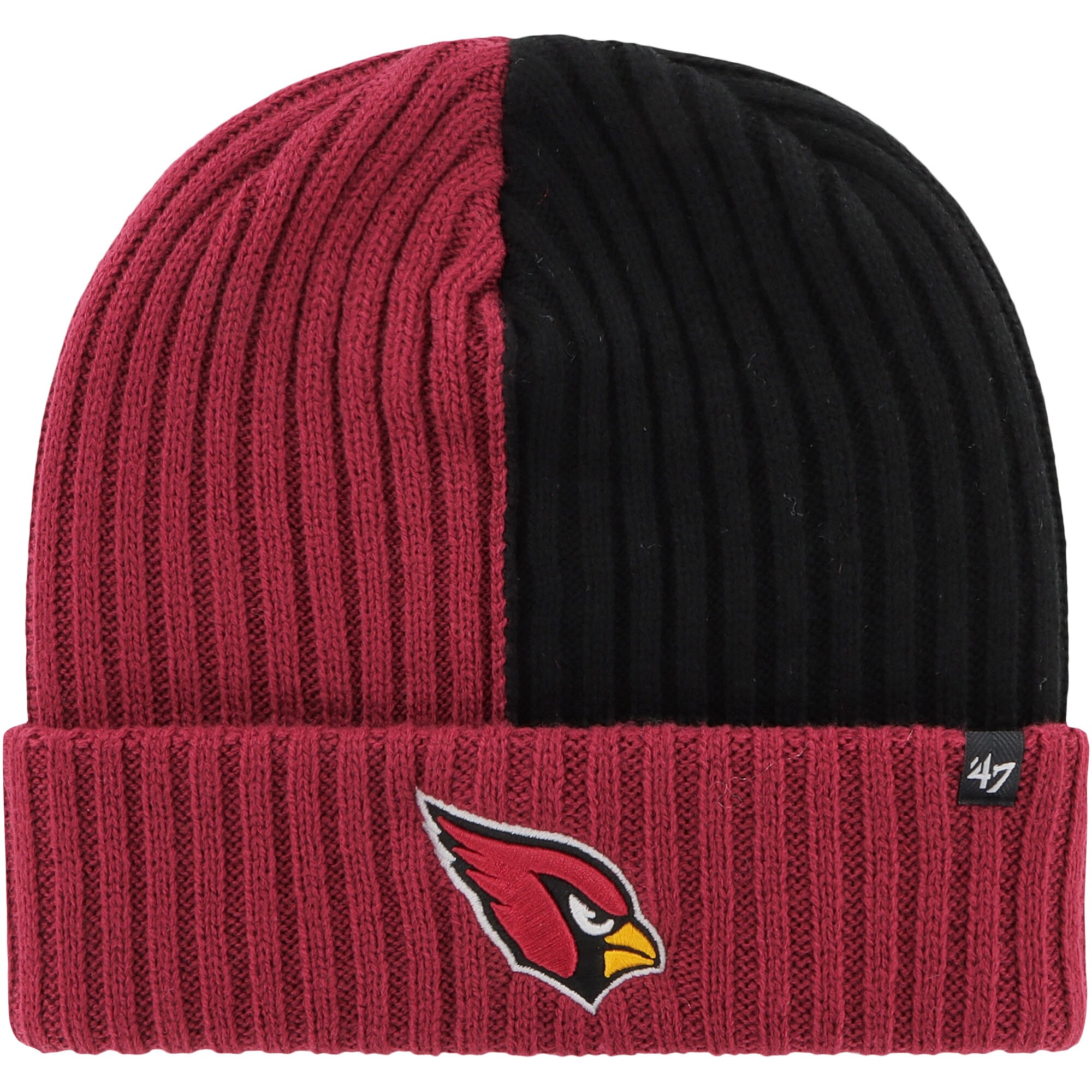 mens 47 cardinal arizona cardinals fracture cuffed knit hat Collection | Arizona Cardinals Official Shop for Jerseys, Hats & Apparel