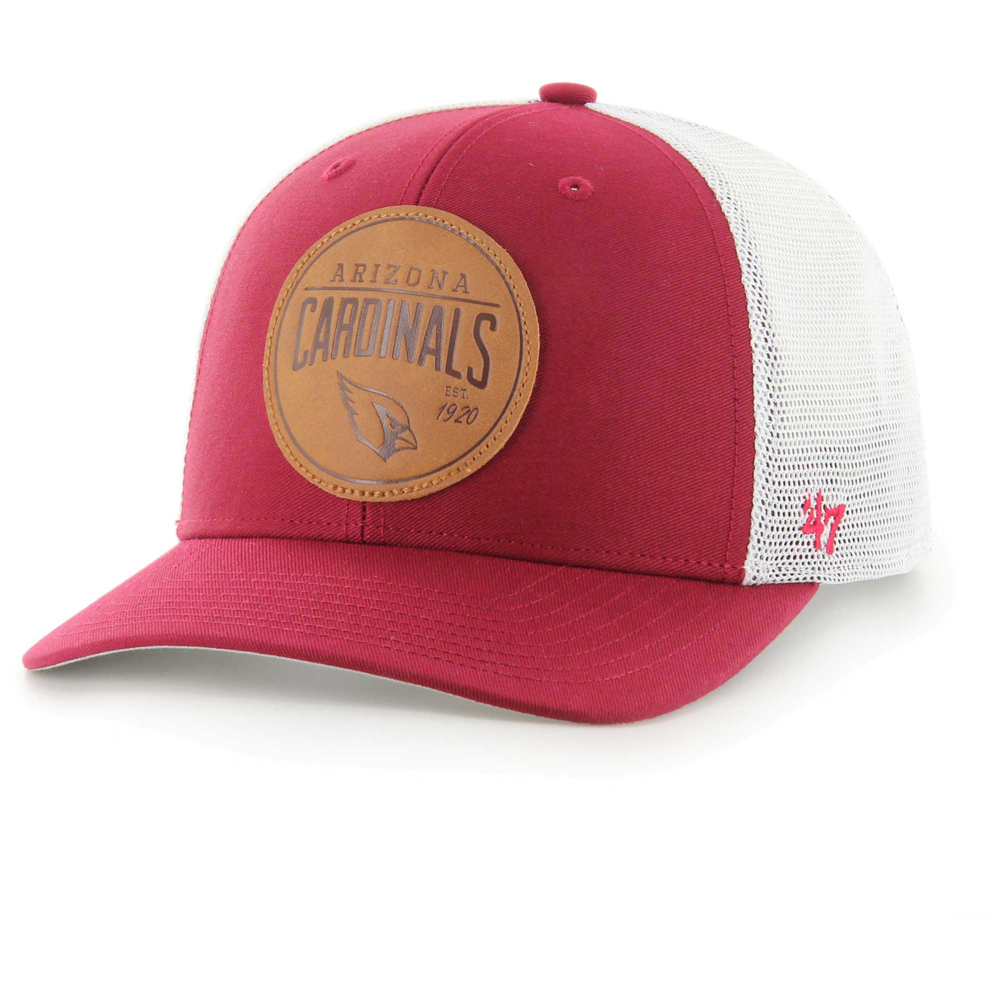 mens 47 cardinal arizona cardinals leather head flex hat Collection | Arizona Cardinals Official Shop for Jerseys, Hats & Apparel