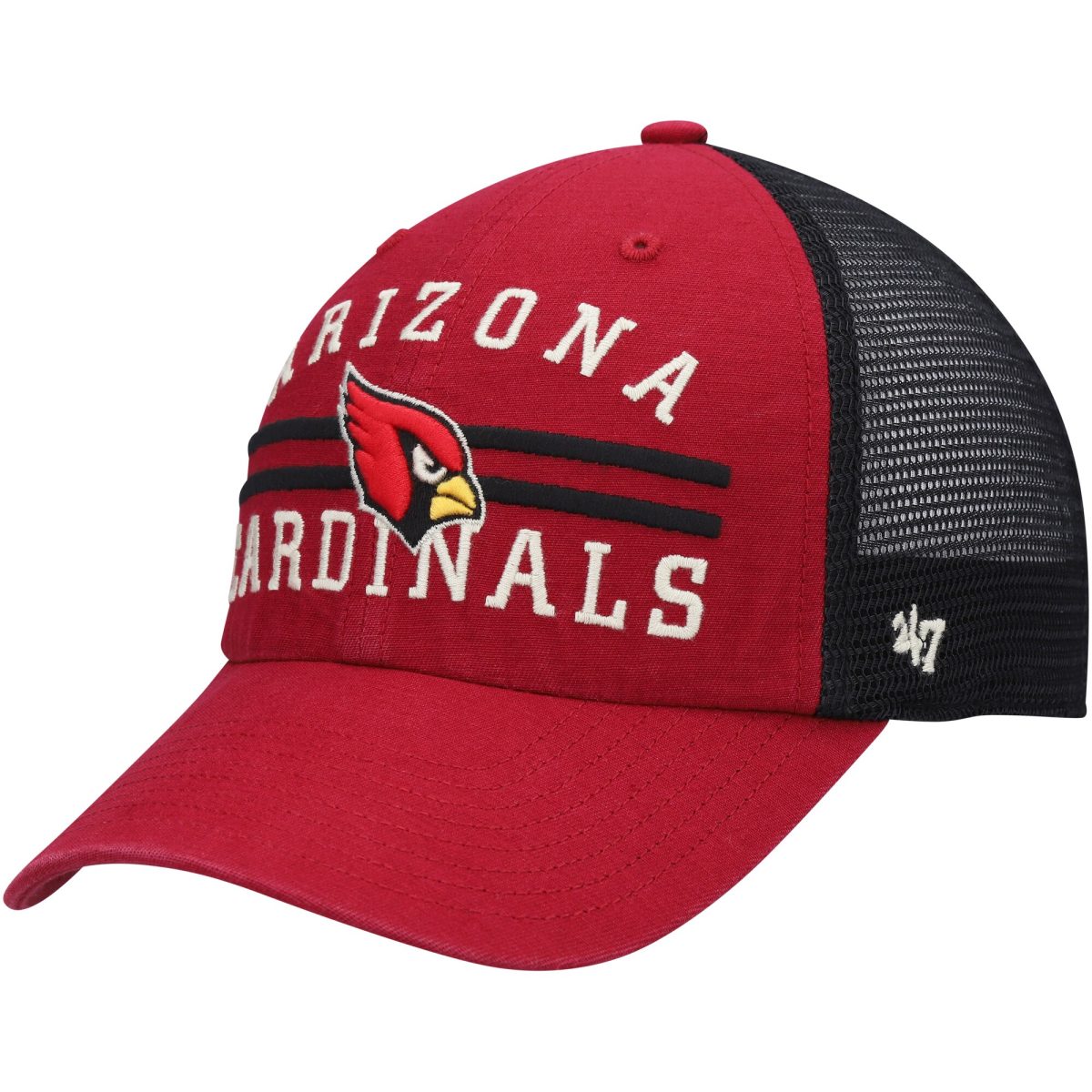 mens 47 cardinalblack arizona cardinals highpoint trucker clean up snapback hat Collection | Arizona Cardinals Official Shop for Jerseys, Hats & Apparel