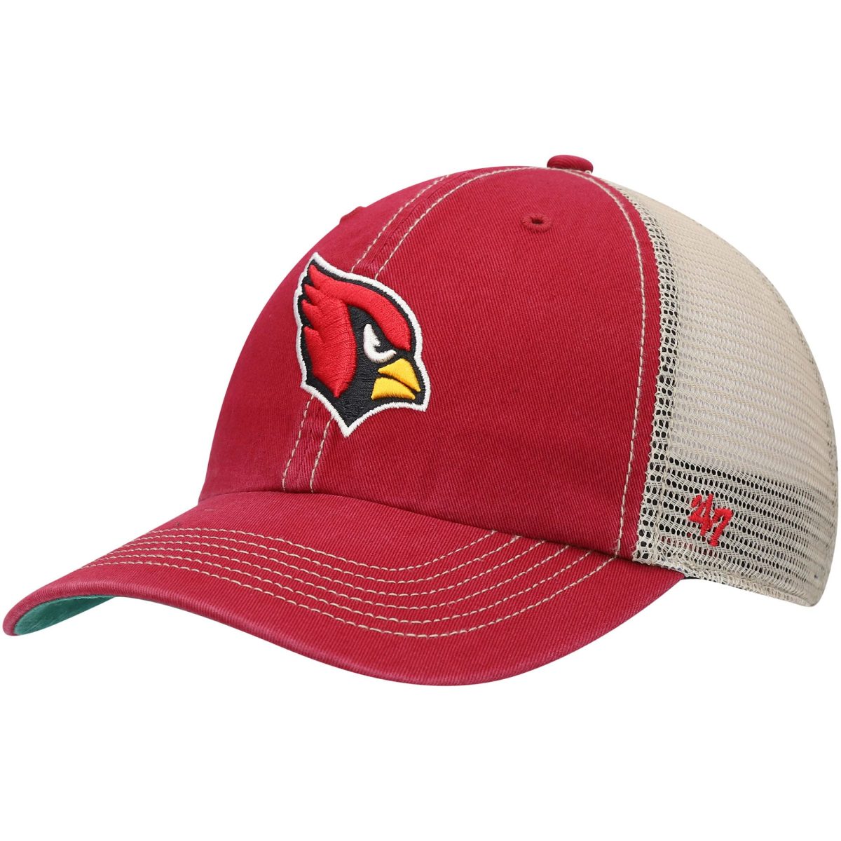 mens 47 cardinalnatural arizona cardinals trawler trucker clean up snapback hat Collection | Arizona Cardinals Official Shop for Jerseys, Hats & Apparel