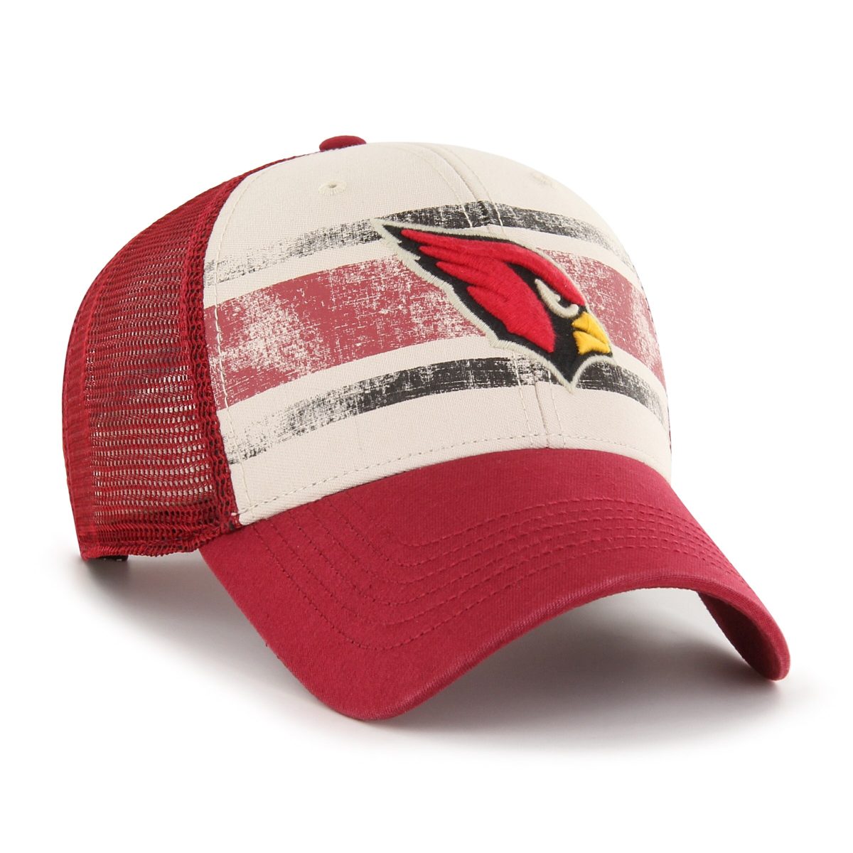 mens 47 cream arizona cardinals breakout mvp trucker adjustable hat Collection | Arizona Cardinals Official Shop for Jerseys, Hats & Apparel