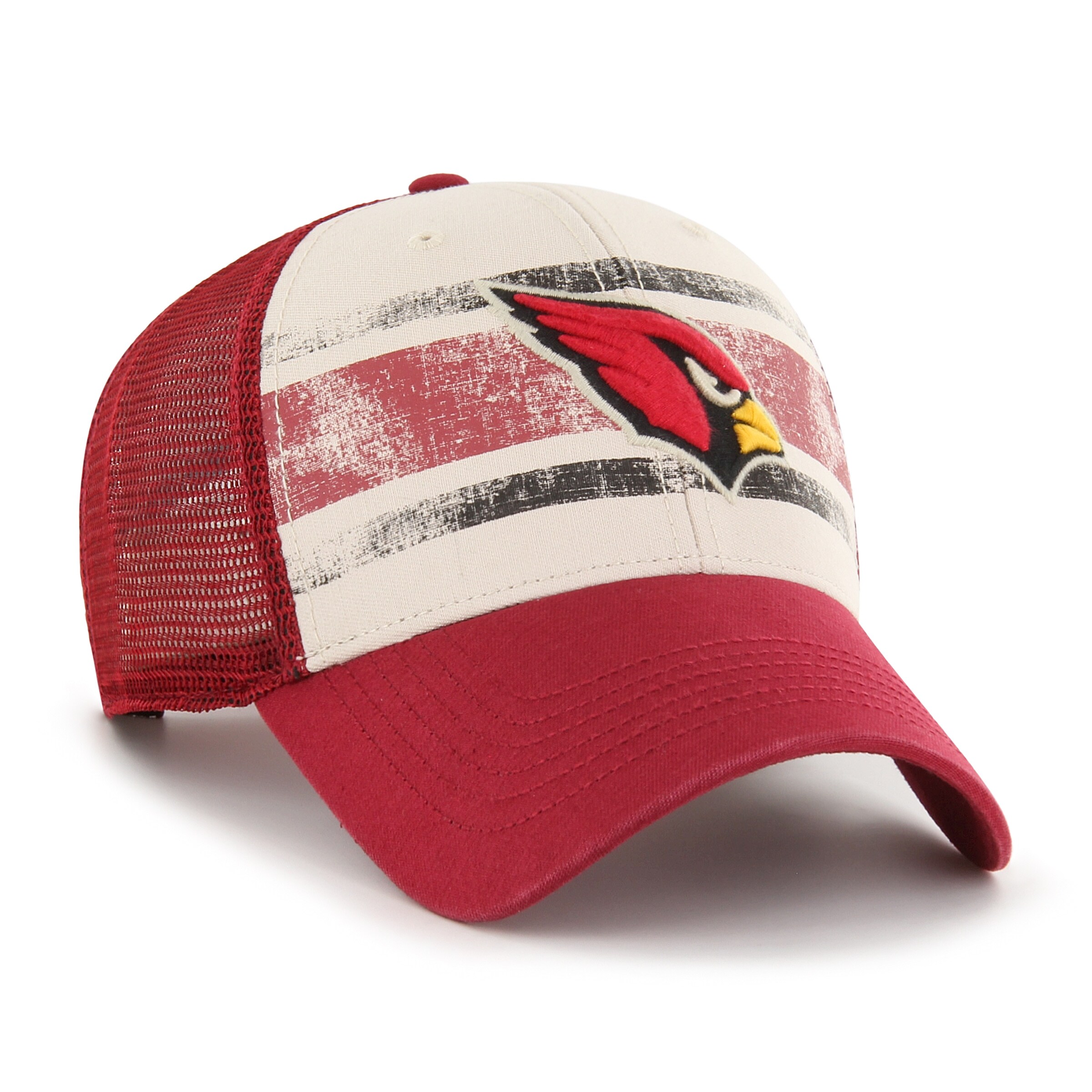 mens 47 cream arizona cardinals breakout mvp trucker adjustable hat Collection | Arizona Cardinals Official Shop for Jerseys, Hats & Apparel