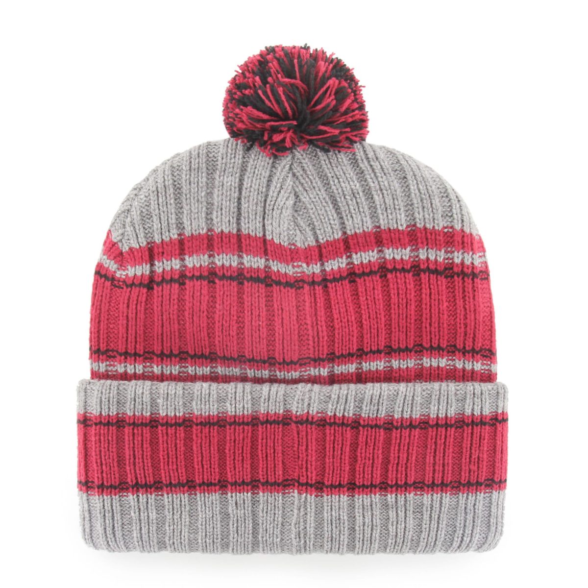 mens 47 graphite arizona cardinals rexford cuffed knit hat with pom Collection | Arizona Cardinals Official Shop for Jerseys, Hats & Apparel