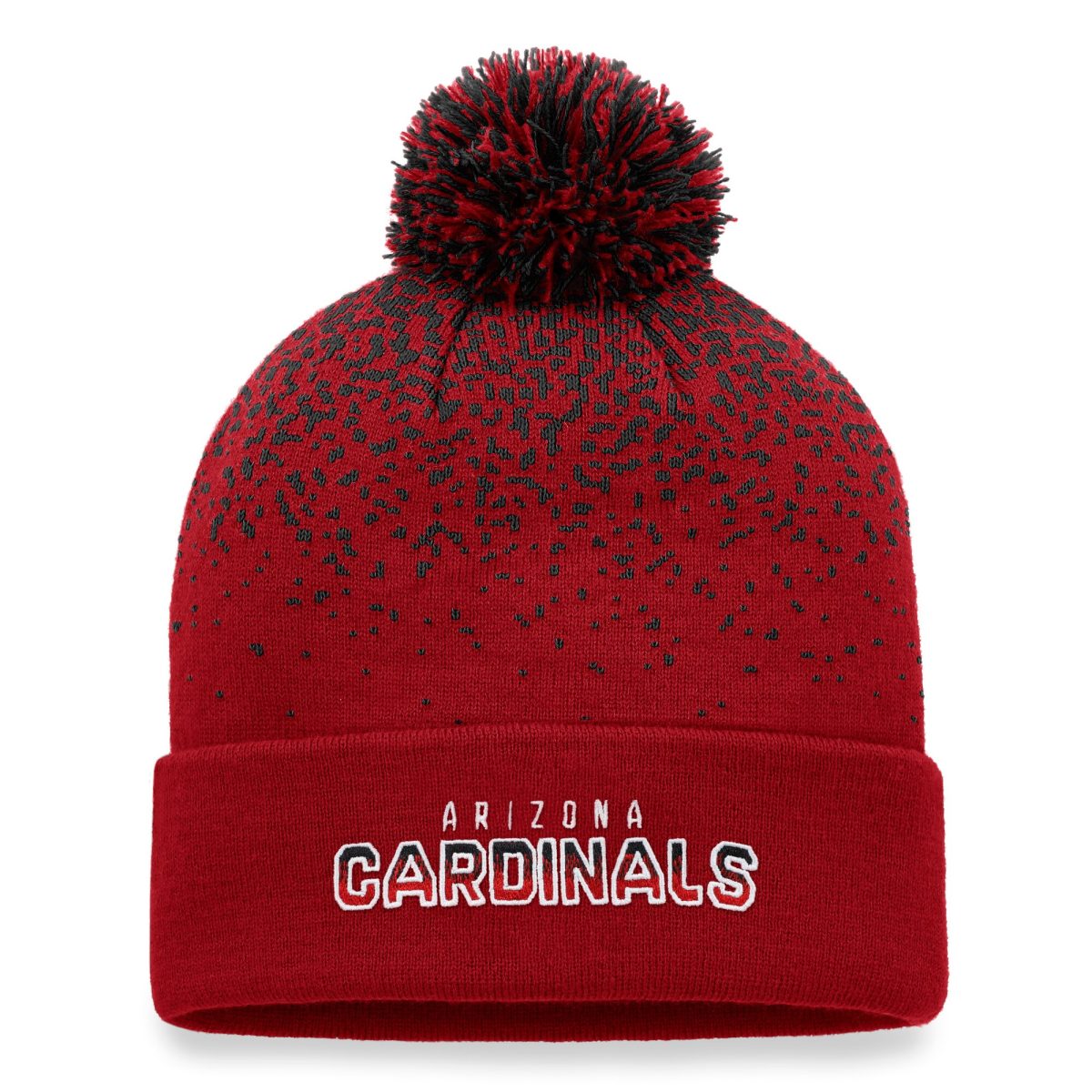 mens fanatics cardinal arizona cardinals iconic gradient cuffed knit hat with pom Collection | Arizona Cardinals Official Shop for Jerseys, Hats & Apparel