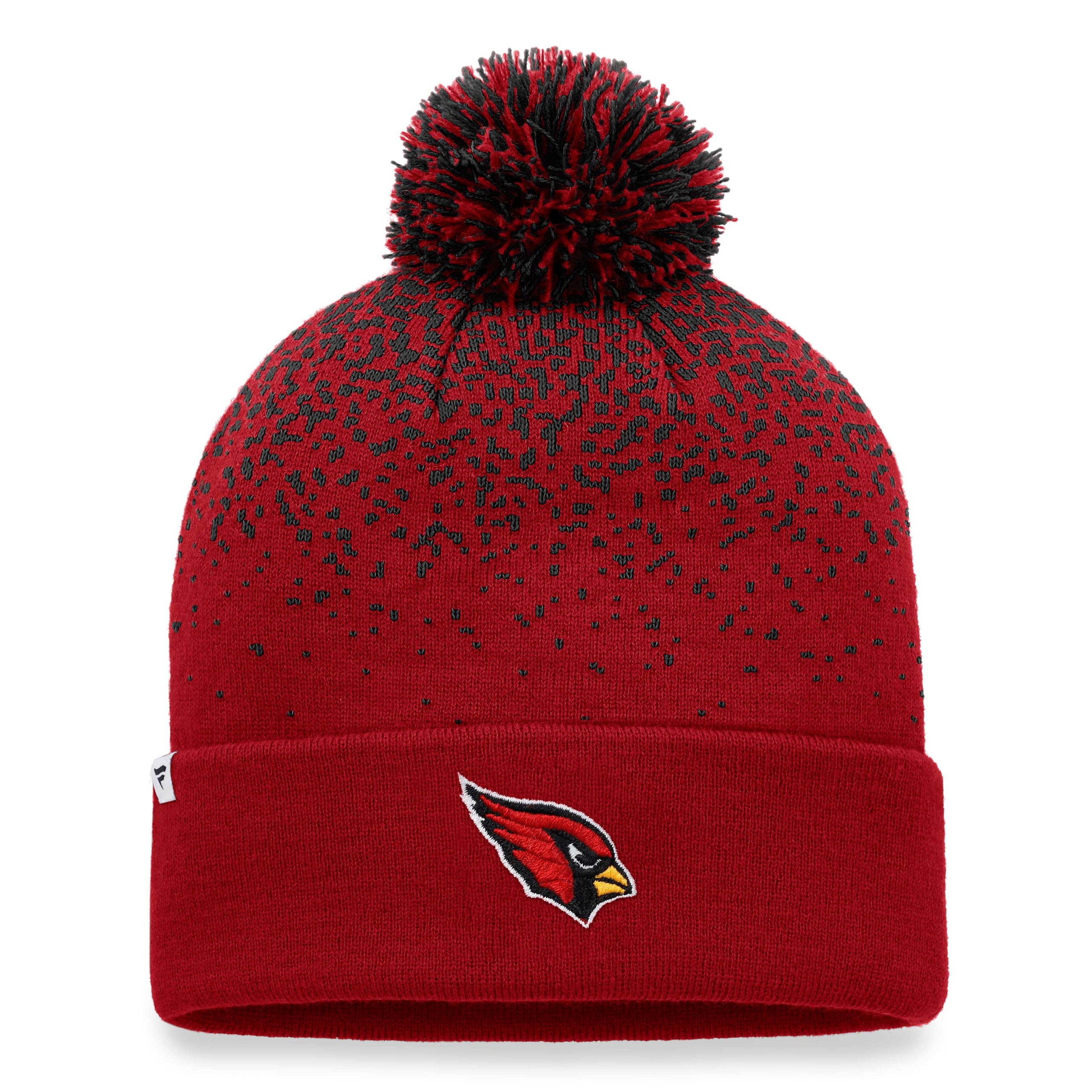 mens fanatics cardinal arizona cardinals iconic gradient cuffed knit hat with pom Collection | Arizona Cardinals Official Shop for Jerseys, Hats & Apparel