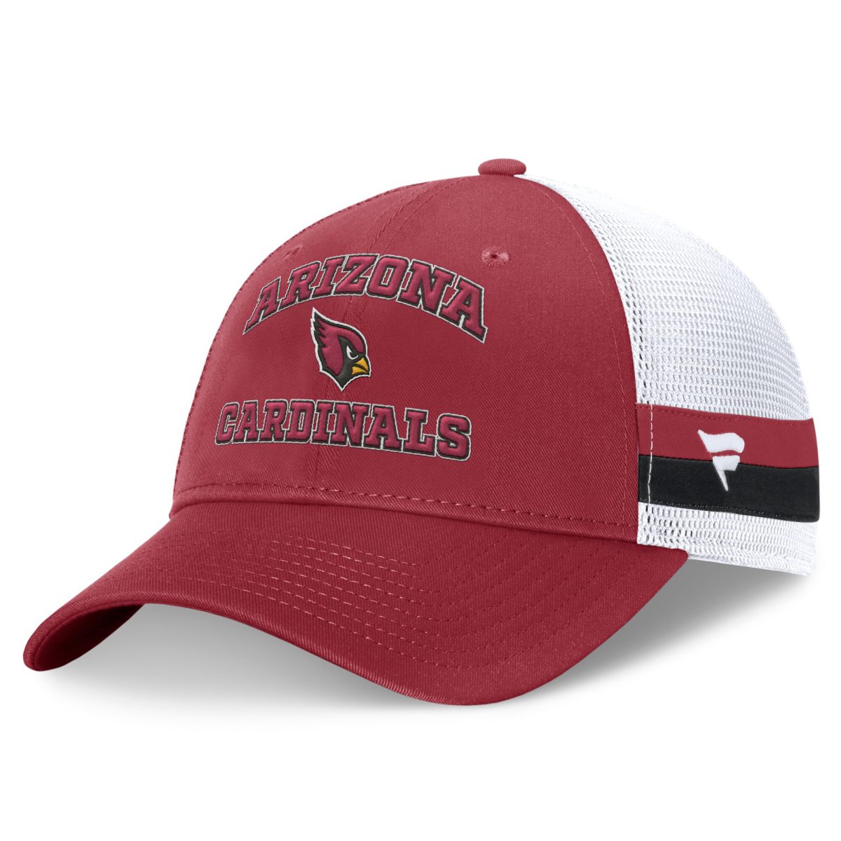 mens fanatics cardinalwhite arizona cardinals fundamentals side stripe trucker adjustable hat Collection | Arizona Cardinals Official Shop for Jerseys, Hats & Apparel