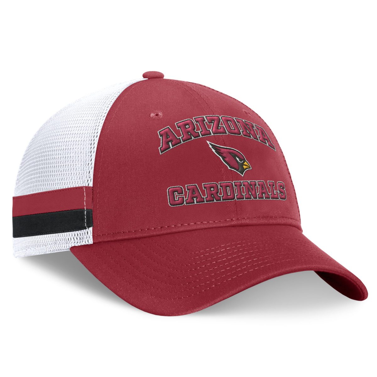 mens fanatics cardinalwhite arizona cardinals fundamentals side stripe trucker adjustable hat Collection | Arizona Cardinals Official Shop for Jerseys, Hats & Apparel