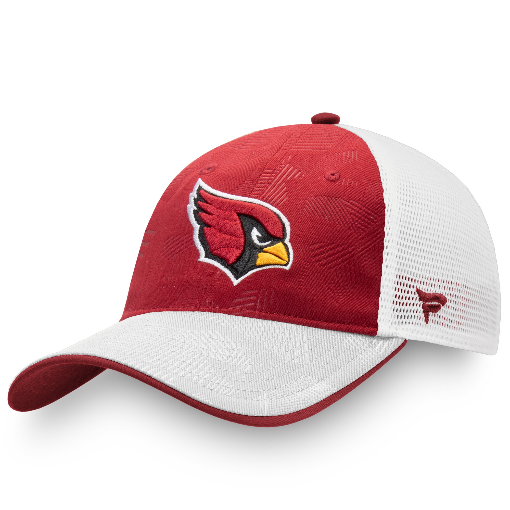 mens fanatics cardinalwhite arizona cardinals iconic defender trucker adjustable hat Collection | Arizona Cardinals Official Shop for Jerseys, Hats & Apparel