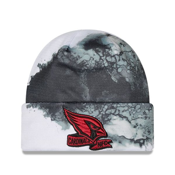 mens new era black arizona cardinals 2022 sideline ink dye tonal cuffed knit hat Collection | Arizona Cardinals Official Shop for Jerseys, Hats & Apparel