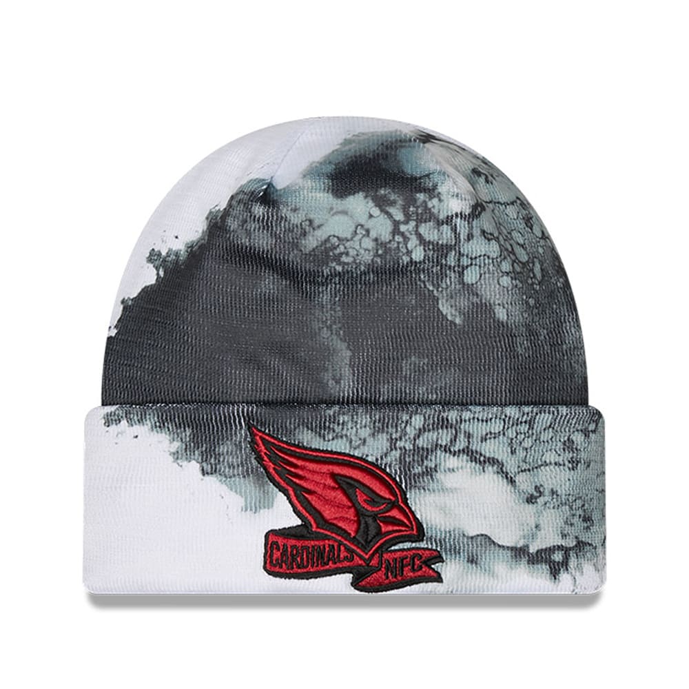 mens new era black arizona cardinals 2022 sideline ink dye tonal cuffed knit hat Collection | Arizona Cardinals Official Shop for Jerseys, Hats & Apparel