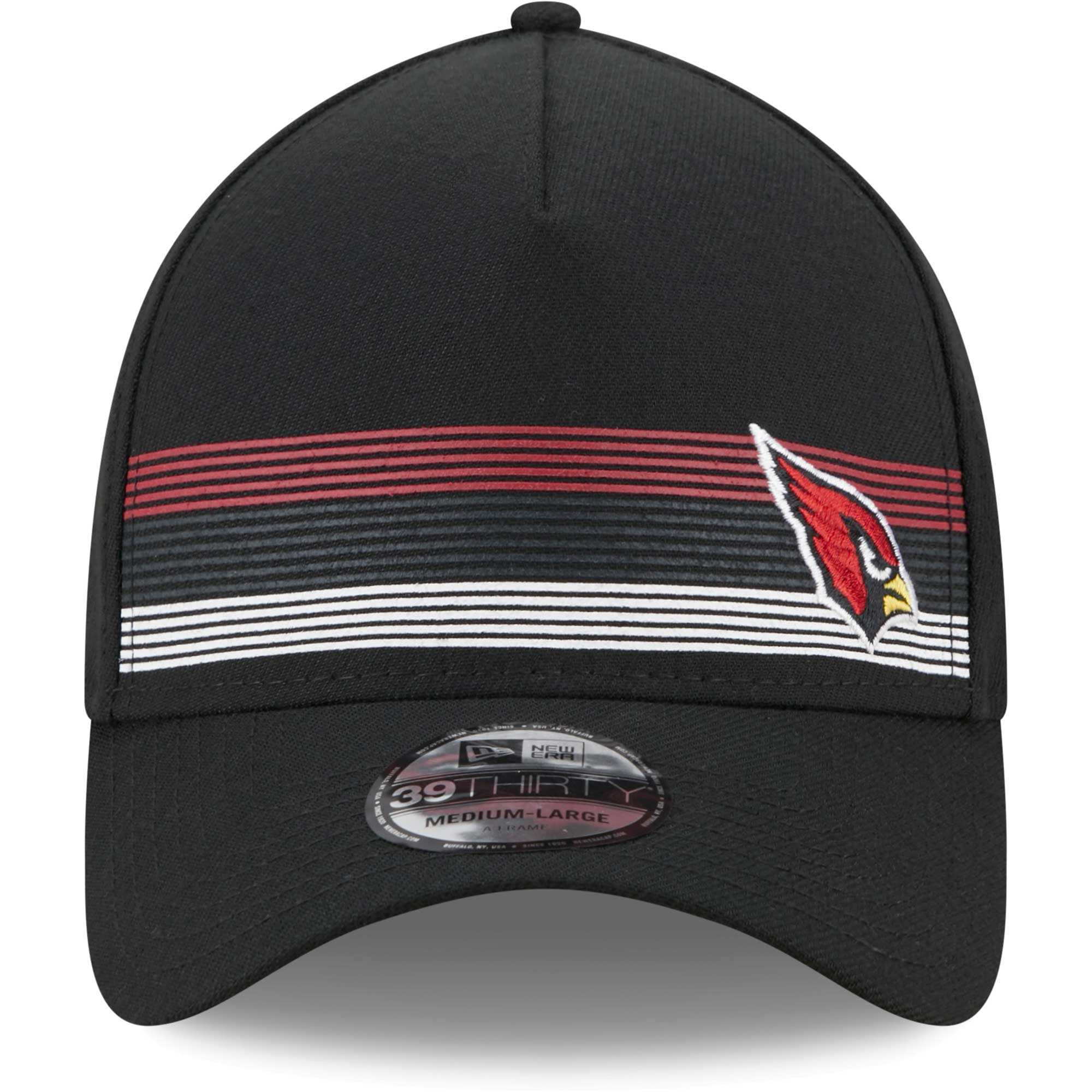 mens new era black arizona cardinals flawless stripe 39thirty flex hat Collection | Arizona Cardinals Official Shop for Jerseys, Hats & Apparel