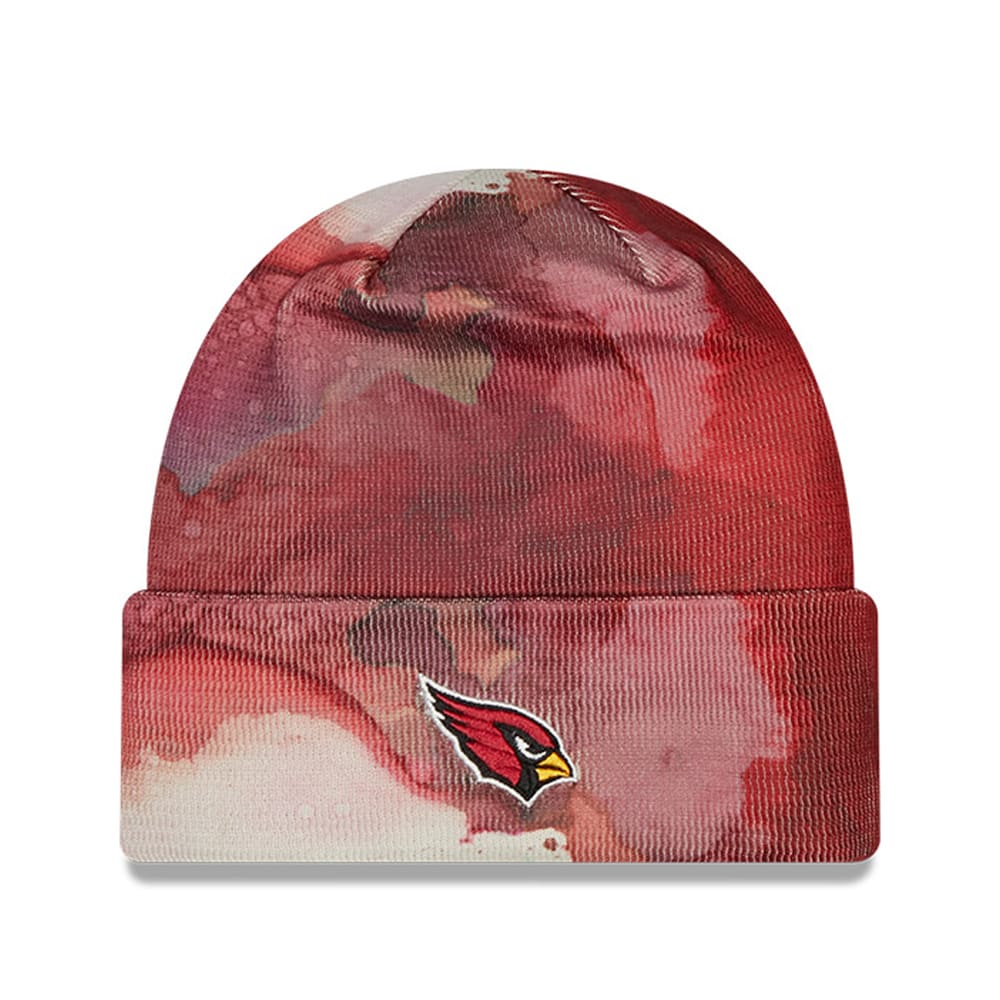 mens new era cardinal arizona cardinals 2022 sideline ink dye cuffed knit hat Collection | Arizona Cardinals Official Shop for Jerseys, Hats & Apparel