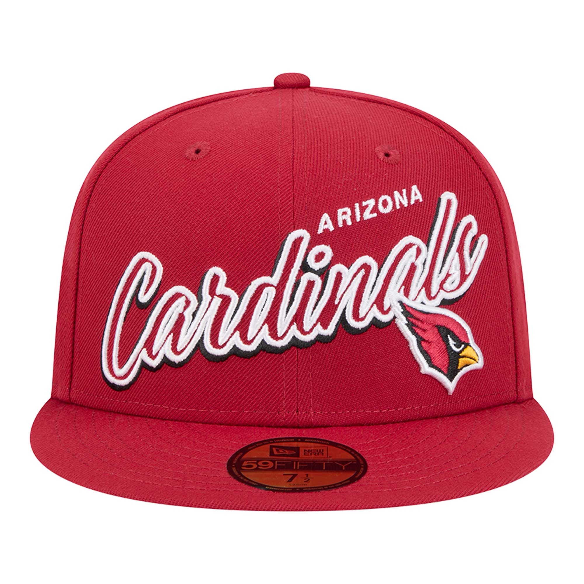 mens new era cardinal arizona cardinals script sided 59fifty fitted hat Collection | Arizona Cardinals Official Shop for Jerseys, Hats & Apparel