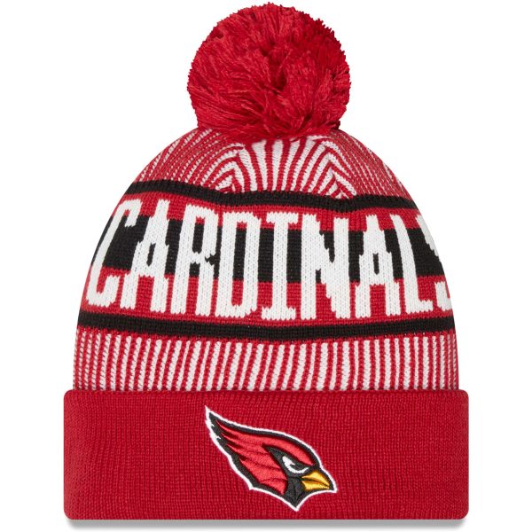 mens new era cardinal arizona cardinals striped cuffed knit hat with pom Collection | Arizona Cardinals Official Shop for Jerseys, Hats & Apparel