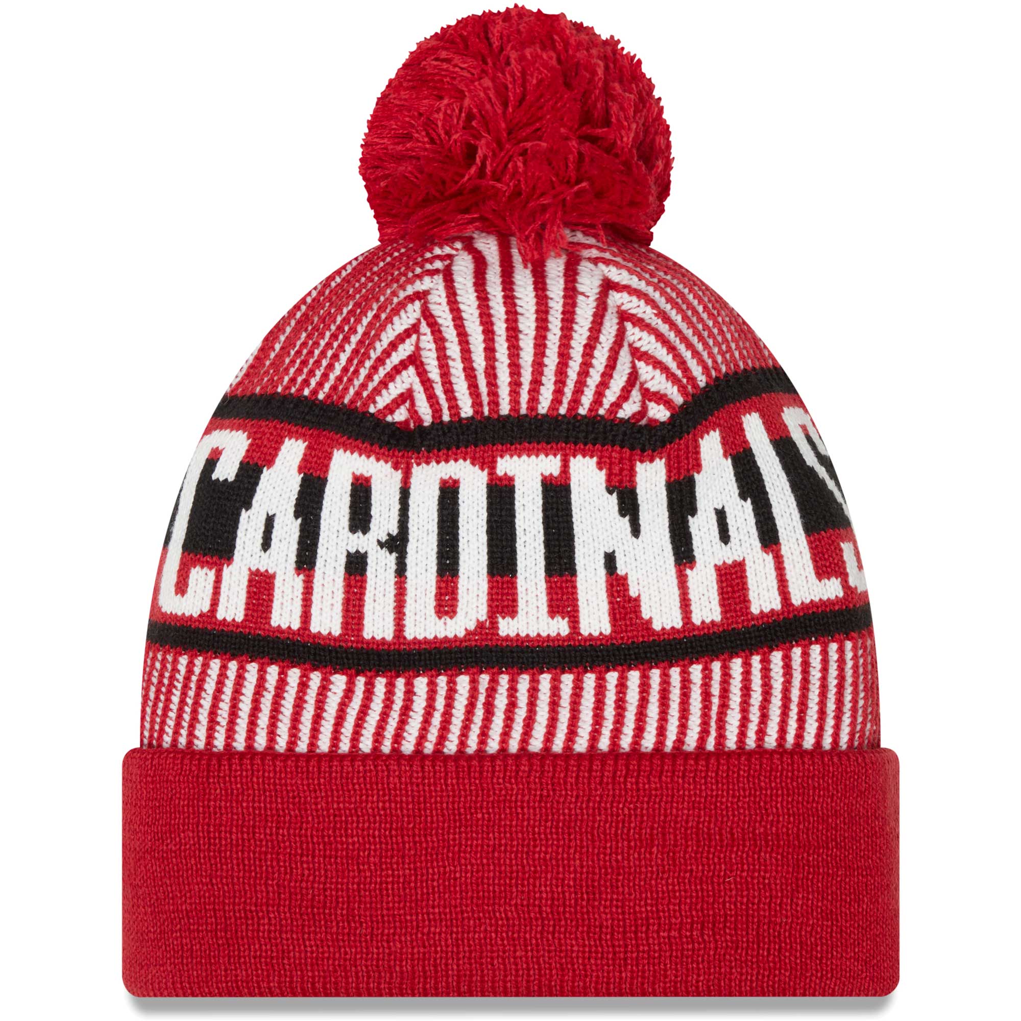 mens new era cardinal arizona cardinals striped cuffed knit hat with pom Collection | Arizona Cardinals Official Shop for Jerseys, Hats & Apparel