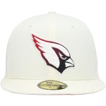 mens new era cream arizona cardinals chrome color dim 59fifty fitted hat Collection | Arizona Cardinals Official Shop for Jerseys, Hats & Apparel