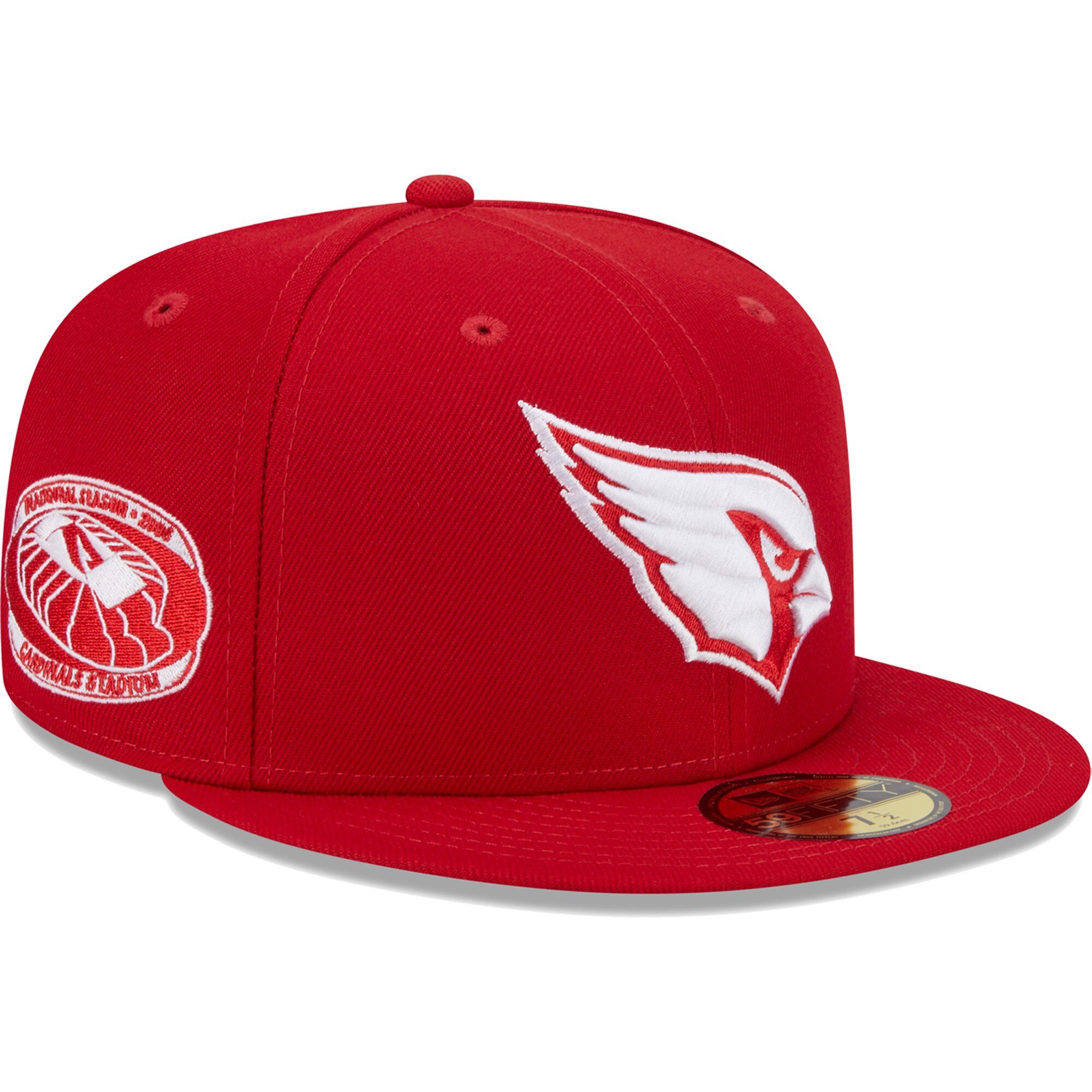 mens new era scarlet arizona cardinals 2006 inaugural season main patch 59fifty fitted hat Collection | Arizona Cardinals Official Shop for Jerseys, Hats & Apparel