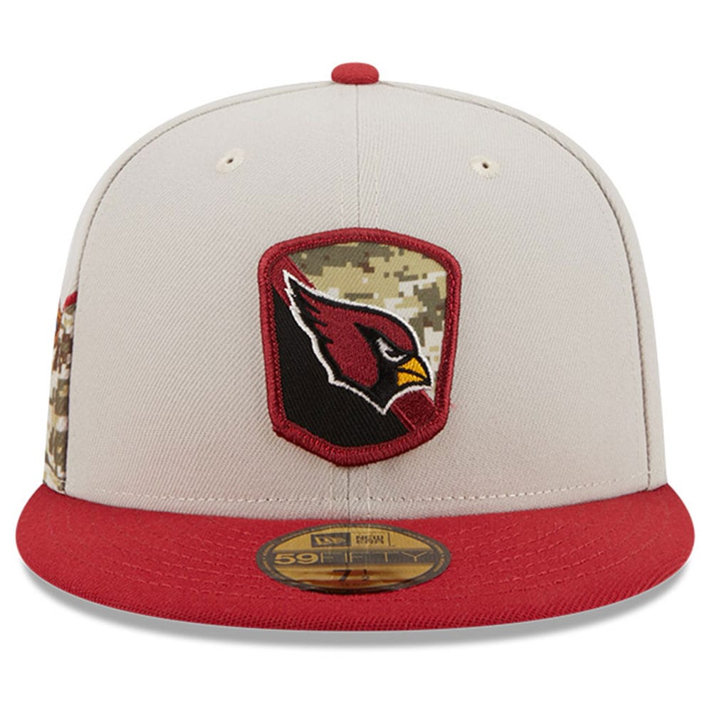 mens new era stonecardinal arizona cardinals 2023 salute to service 59fifty fitted hat Collection | Arizona Cardinals Official Shop for Jerseys, Hats & Apparel