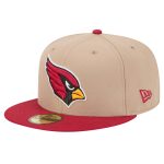 mens new era tan arizona cardinals logo main 59fifty fitted hat Collection | Arizona Cardinals Official Shop for Jerseys, Hats & Apparel