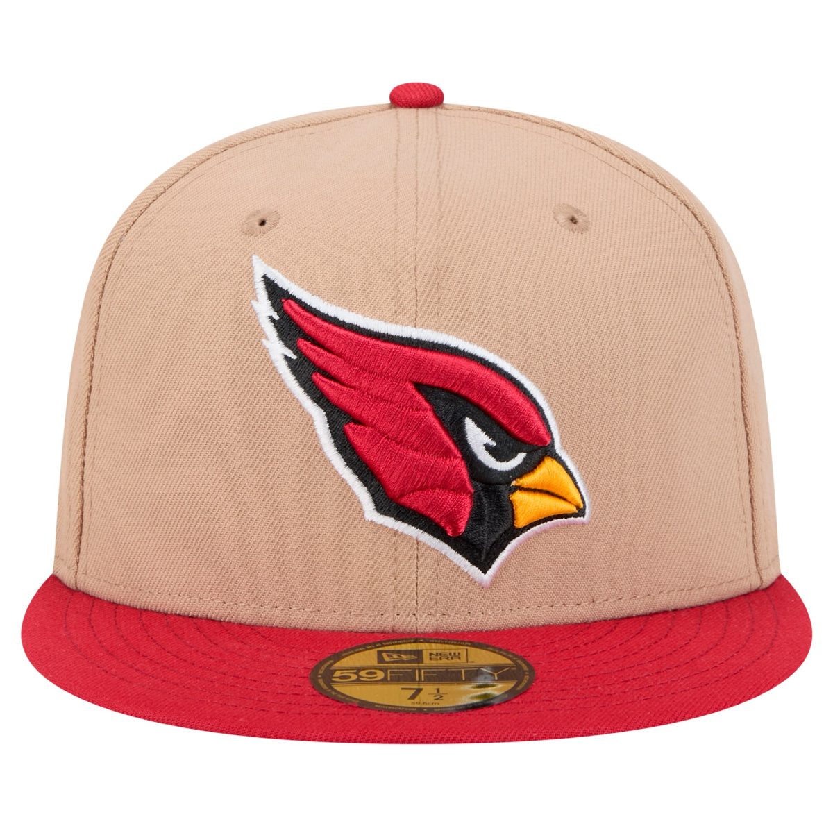 mens new era tan arizona cardinals logo main 59fifty fitted hat Collection | Arizona Cardinals Official Shop for Jerseys, Hats & Apparel