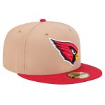 mens new era tan arizona cardinals logo main 59fifty fitted hat Collection | Arizona Cardinals Official Shop for Jerseys, Hats & Apparel