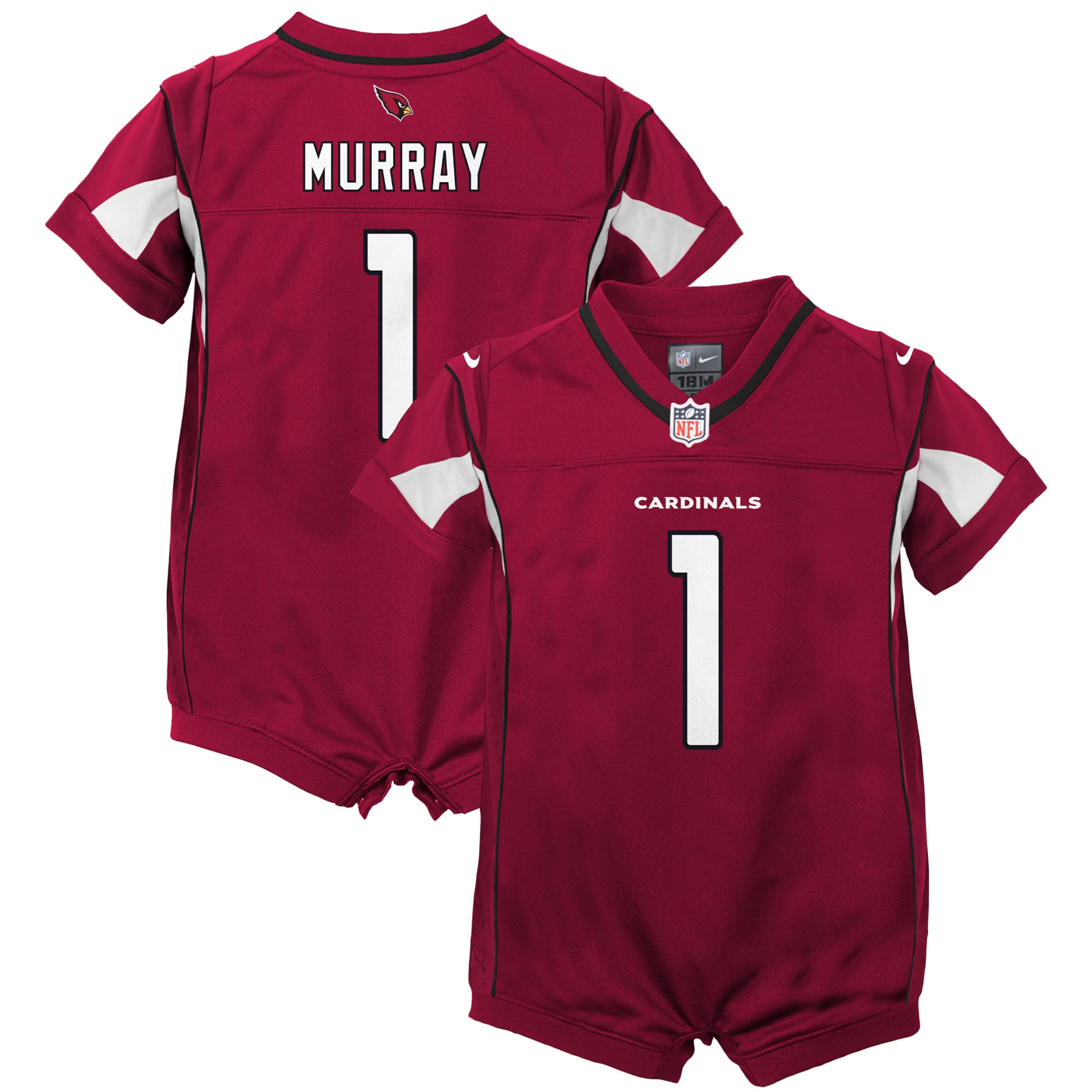 newborn  infant nike kyler murray cardinal arizona cardinals game romper jersey Collection | Arizona Cardinals Official Shop for Jerseys, Hats & Apparel