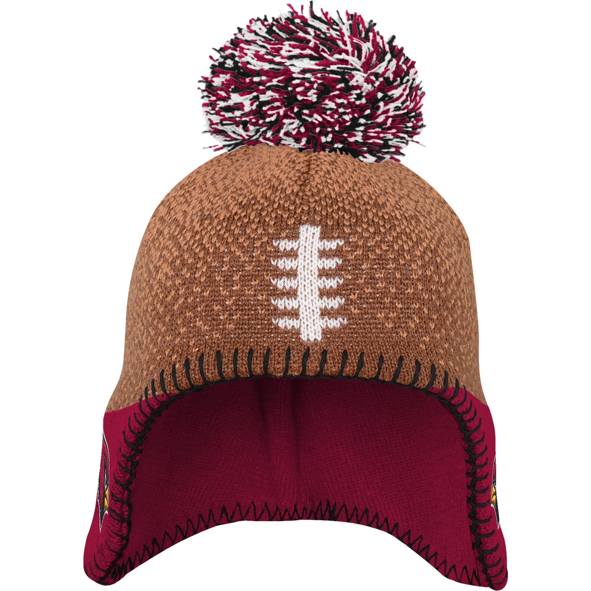 preschool browncardinal arizona cardinals football head knit hat with pom Collection | Arizona Cardinals Official Shop for Jerseys, Hats & Apparel