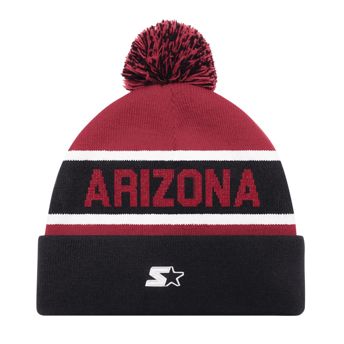 unisex starter black arizona cardinals cuffed knit hat with pom Collection | Arizona Cardinals Official Shop for Jerseys, Hats & Apparel