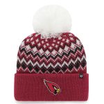 womens 47 cardinal arizona cardinals elsa cuffed knit hat with pom Collection | Arizona Cardinals Official Shop for Jerseys, Hats & Apparel