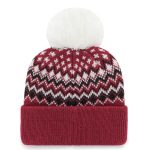 womens 47 cardinal arizona cardinals elsa cuffed knit hat with pom Collection | Arizona Cardinals Official Shop for Jerseys, Hats & Apparel