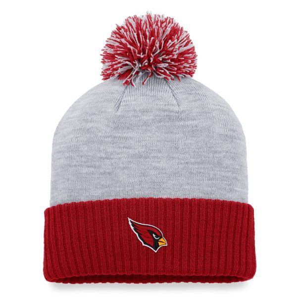 womens fanatics heather gray arizona cardinals ash cuffed knit hat with pom Collection | Arizona Cardinals Official Shop for Jerseys, Hats & Apparel