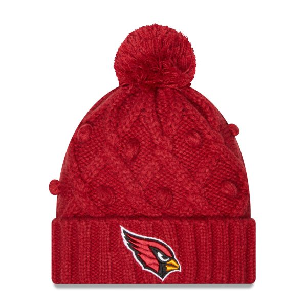 womens new era cardinal arizona cardinals toasty cuffed knit hat with pom Collection | Arizona Cardinals Official Shop for Jerseys, Hats & Apparel