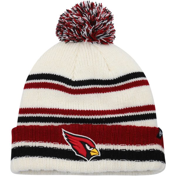 youth 47 cream arizona cardinals driftway cuffed knit with pom Collection | Arizona Cardinals Official Shop for Jerseys, Hats & Apparel