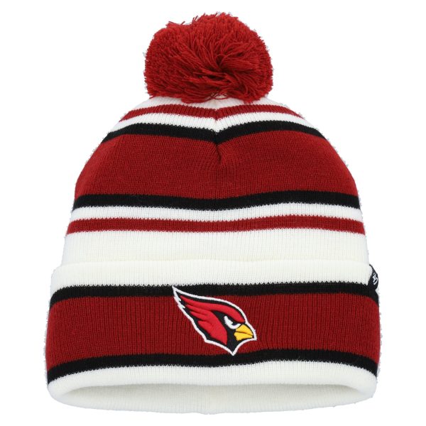 youth 47 white arizona cardinals stripling cuffed knit hat with pom Collection | Arizona Cardinals Official Shop for Jerseys, Hats & Apparel