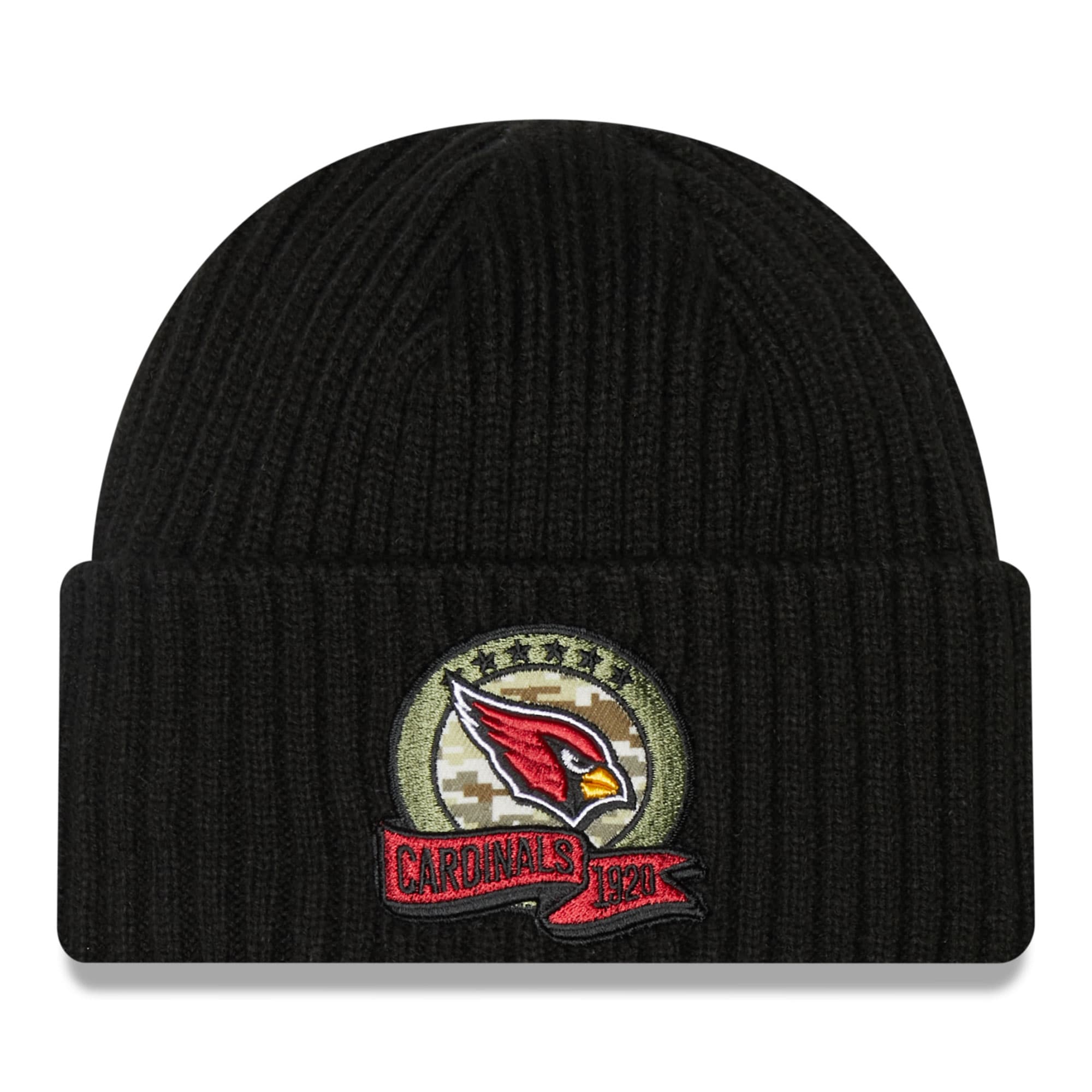 youth new era black arizona cardinals 2022 salute to service knit hat Collection | Arizona Cardinals Official Shop for Jerseys, Hats & Apparel