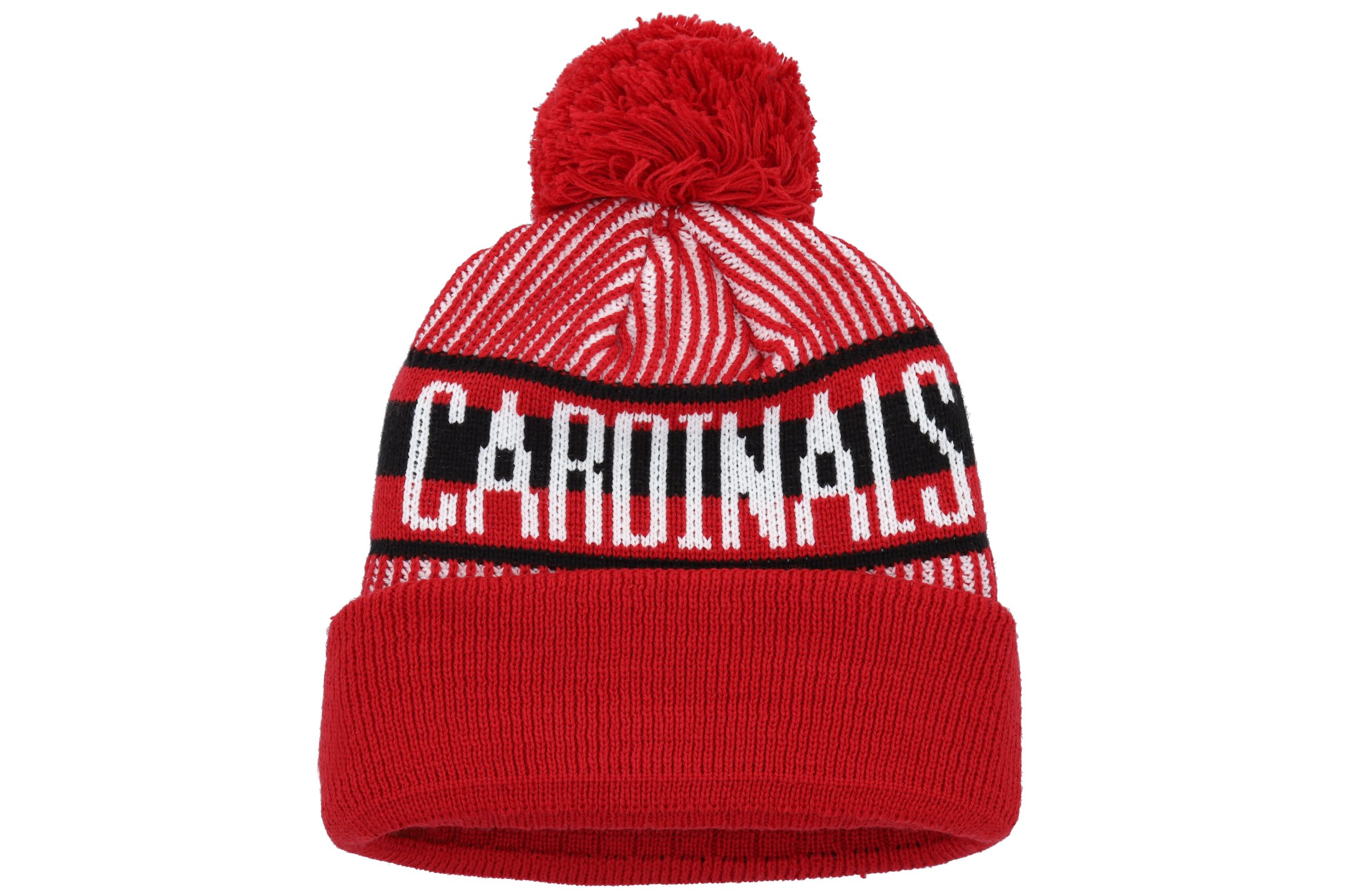 youth new era cardinal arizona cardinals striped cuffed knit hat with pom Collection | Arizona Cardinals Official Shop for Jerseys, Hats & Apparel